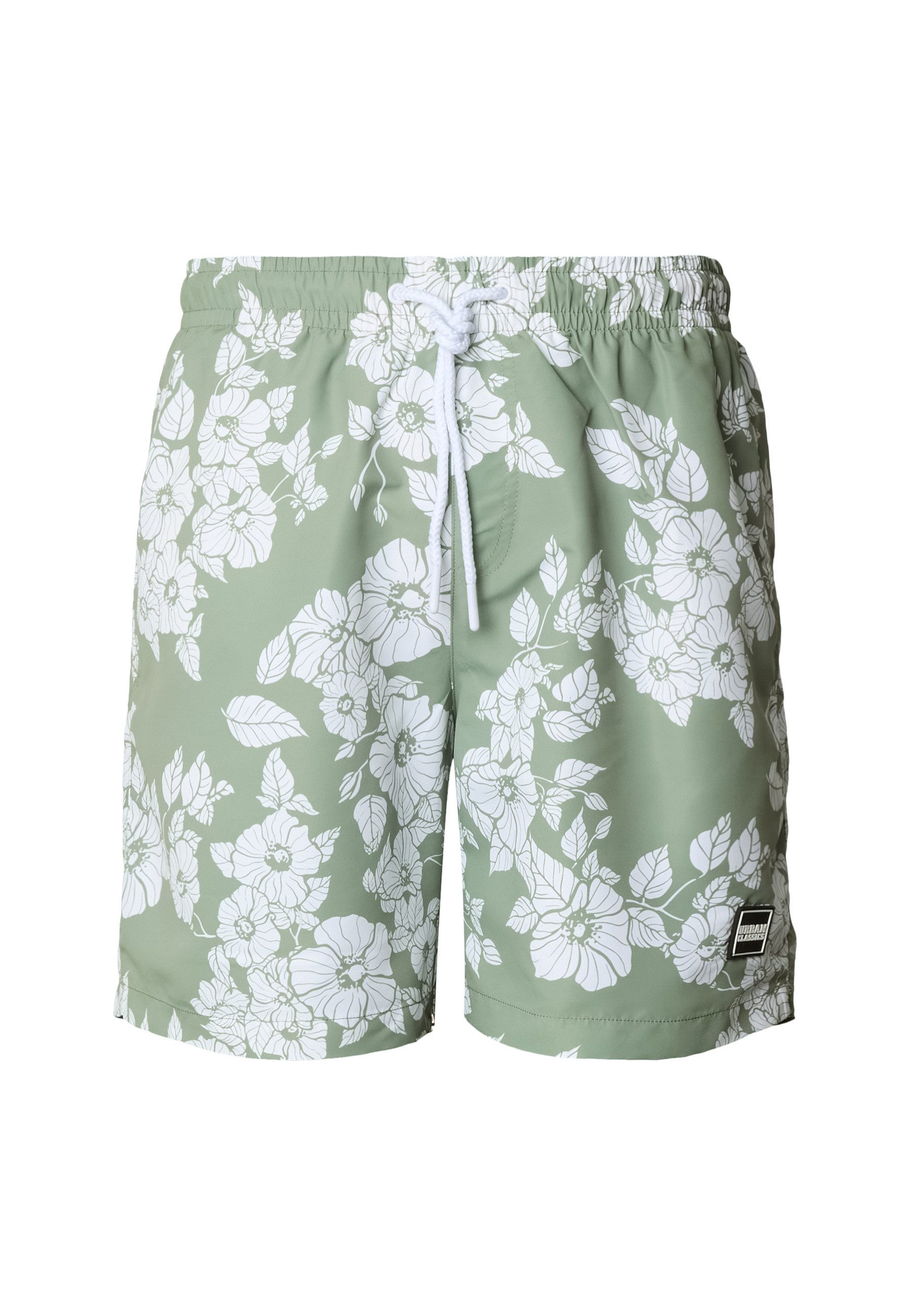 URBAN CLASSICS Badeshorts Urban Classics Herren Pattern Swim Shorts