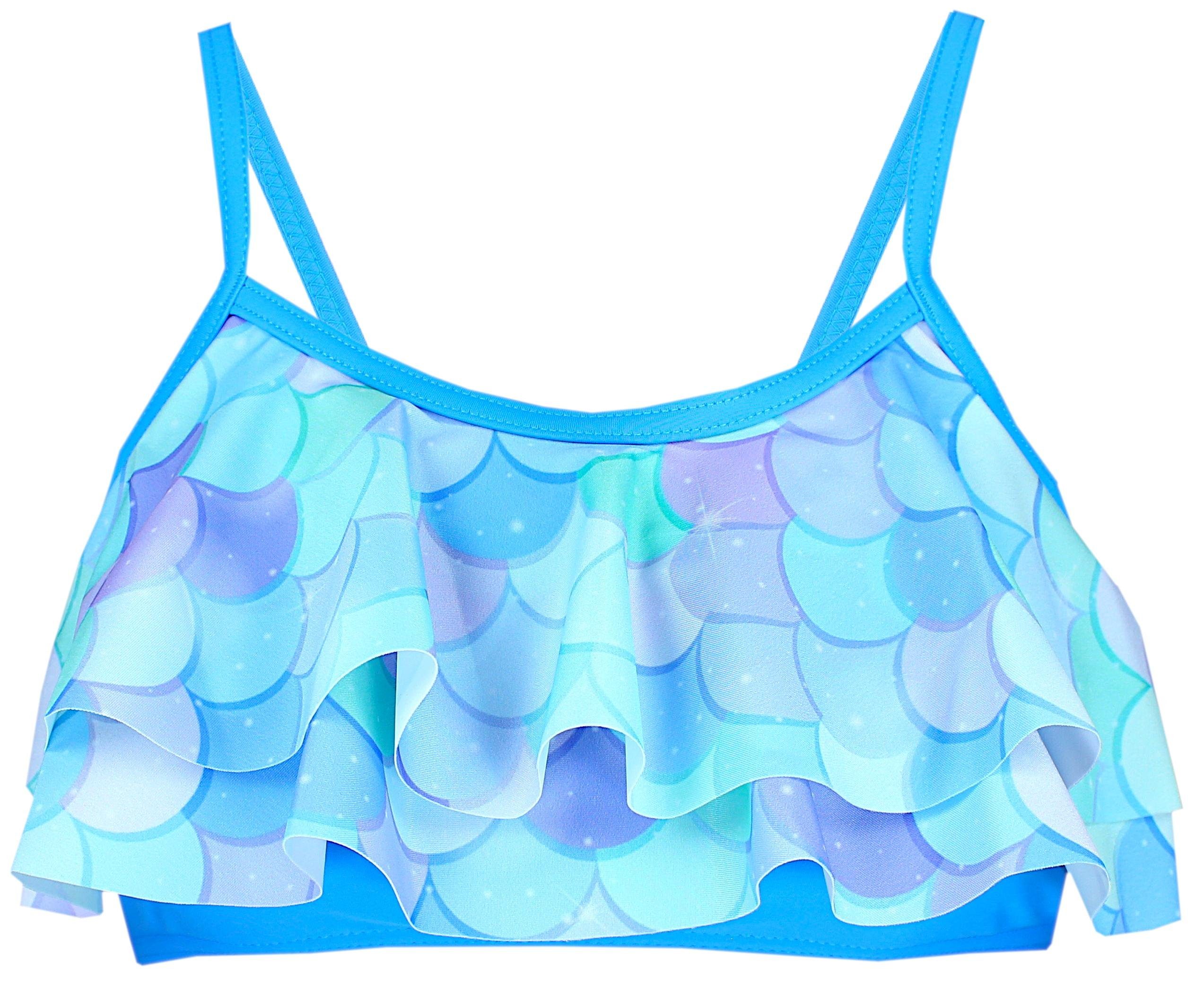 Aquarti Bustier-Bikini Aquarti Mädchen Bikini Set Bustier Bikinislip Zweiteiliger Badeanzug