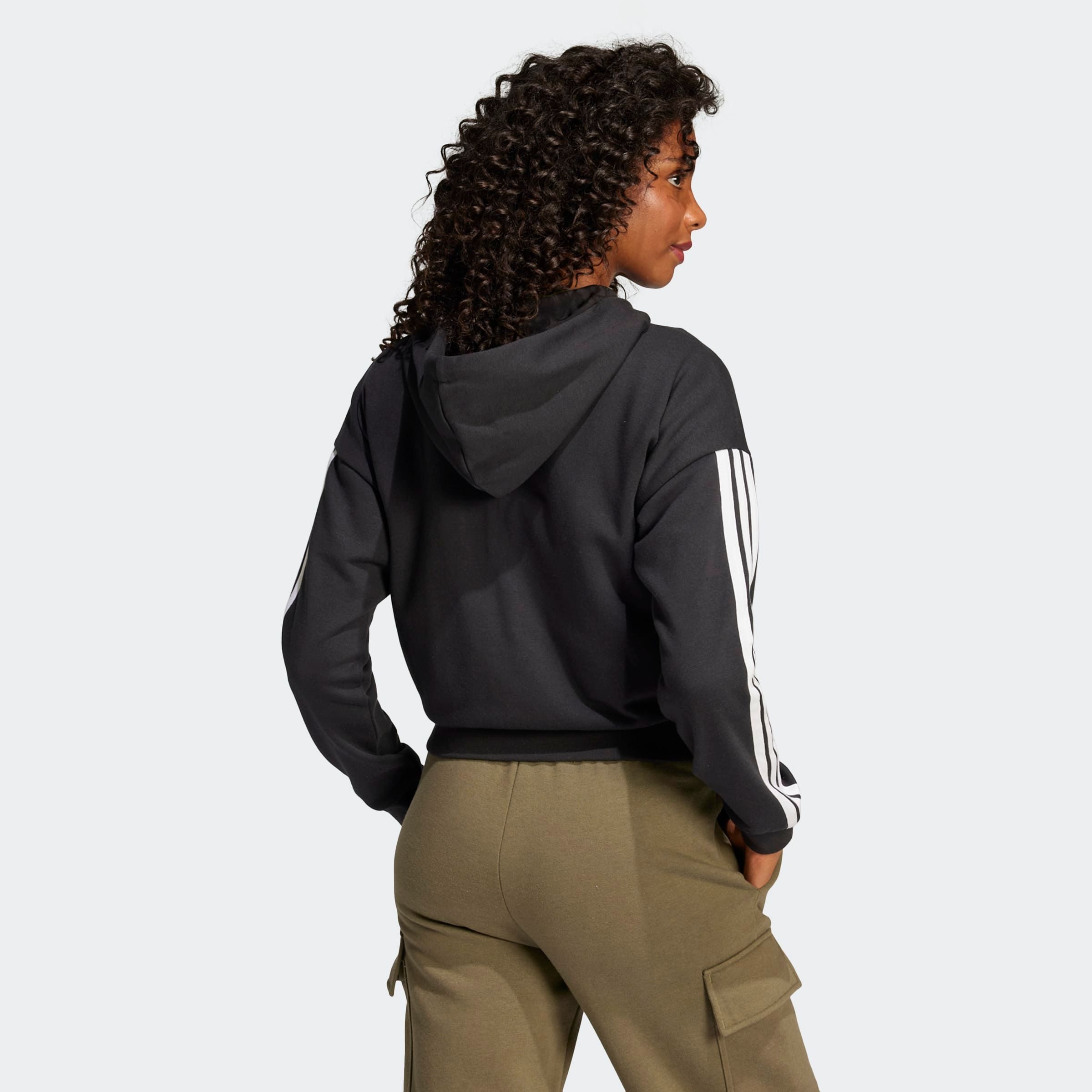 adidas Sportswear Kapuzensweatshirt ESSENTIALS 3-STREIFEN FRENCH TERRY