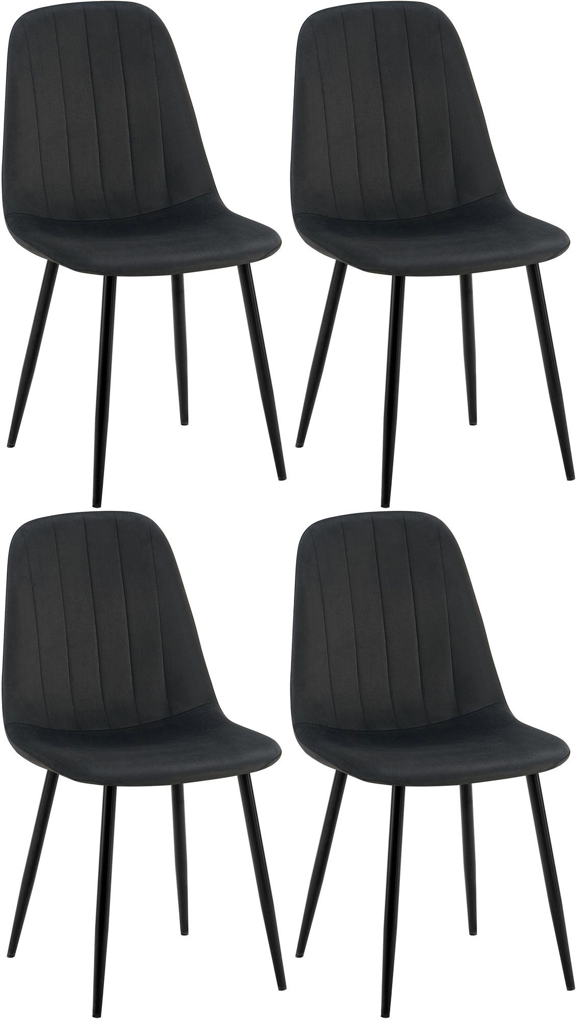 CLP Esszimmerstuhl Baxter (4er Set), gesteppter günstig online kaufen