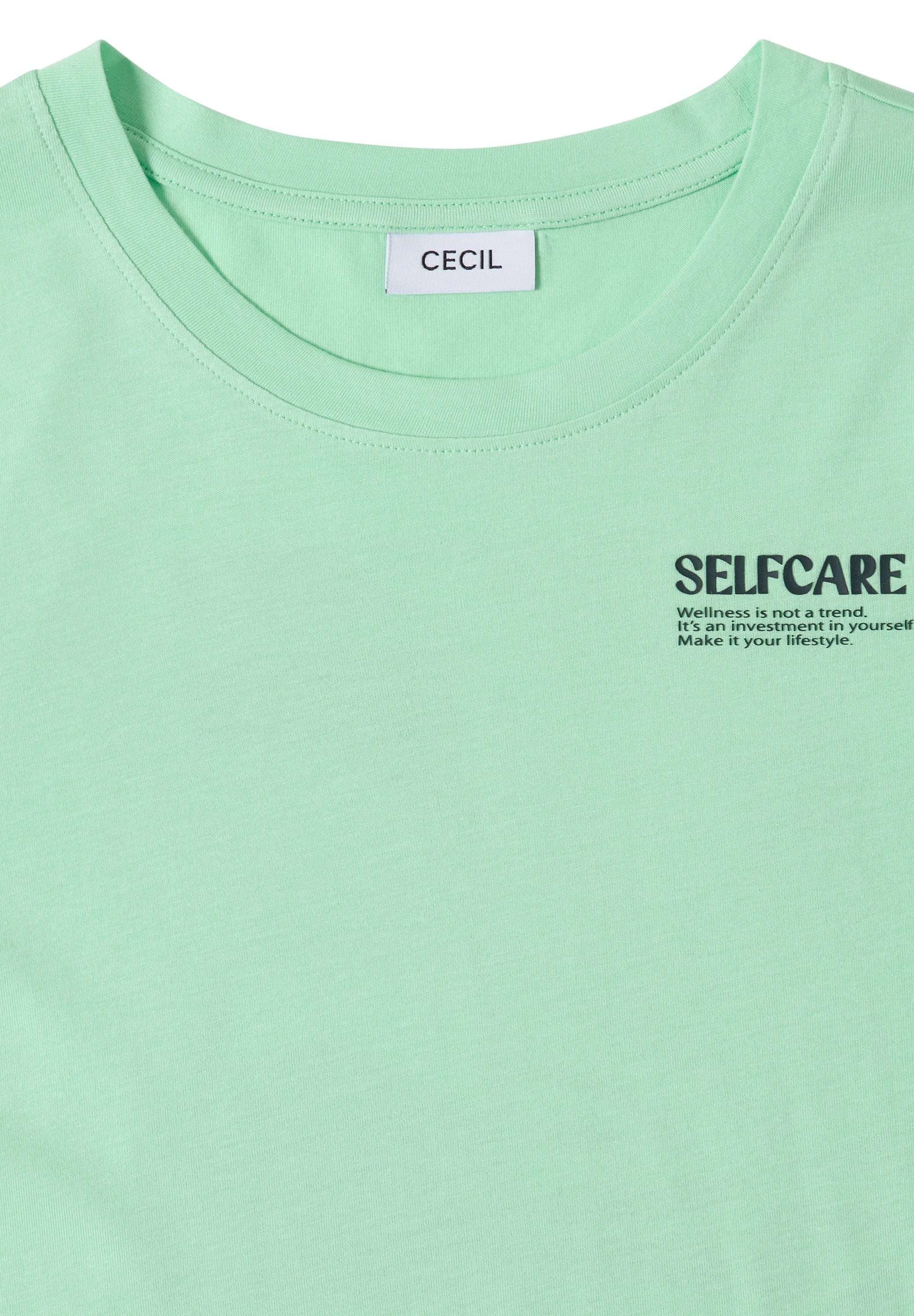 CECIL Rundhalsshirt Jersey