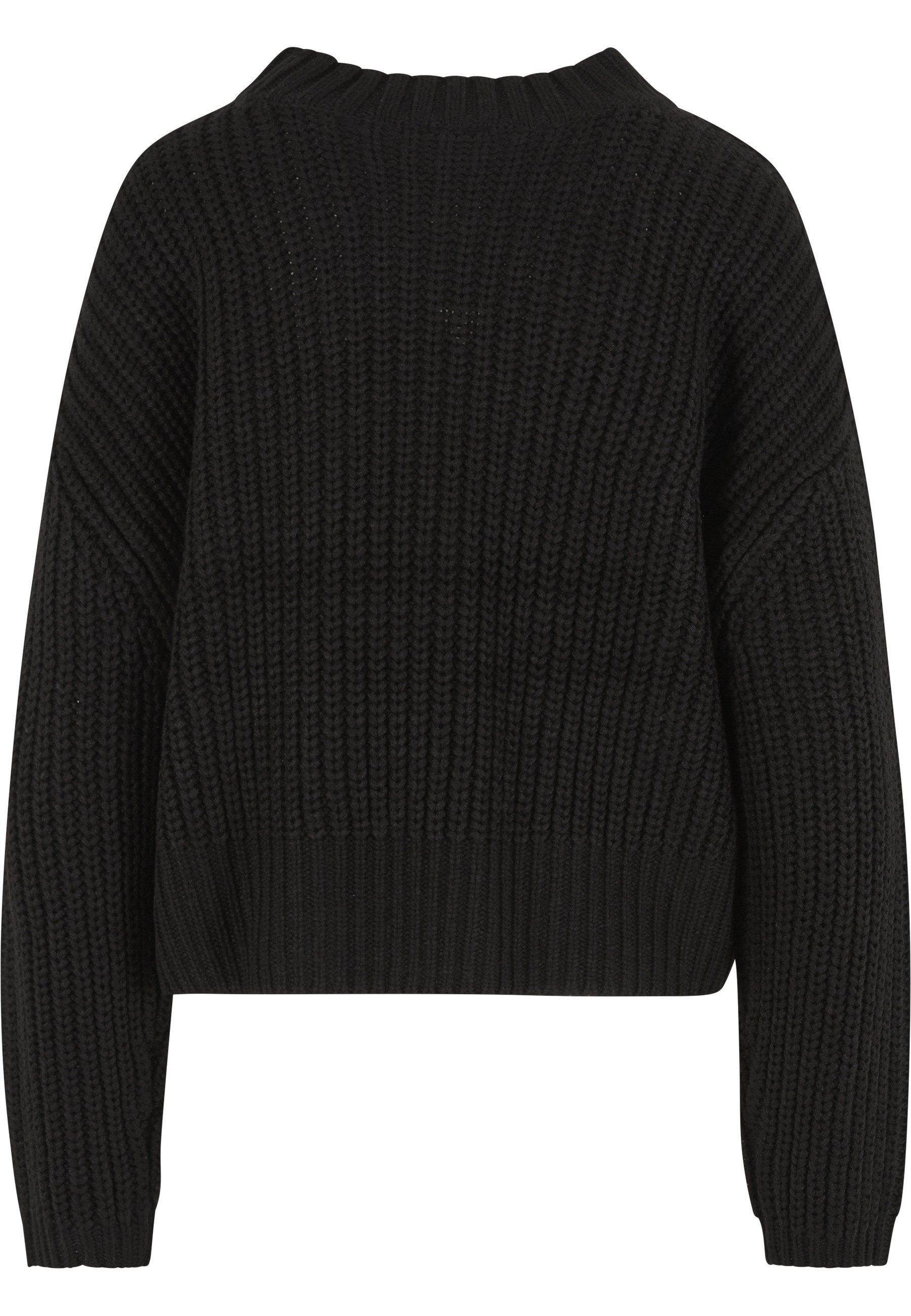 URBAN CLASSICS Rundhalspullover Urban Classics Ladies Wide Basic Oversized Sweater (1-tlg)