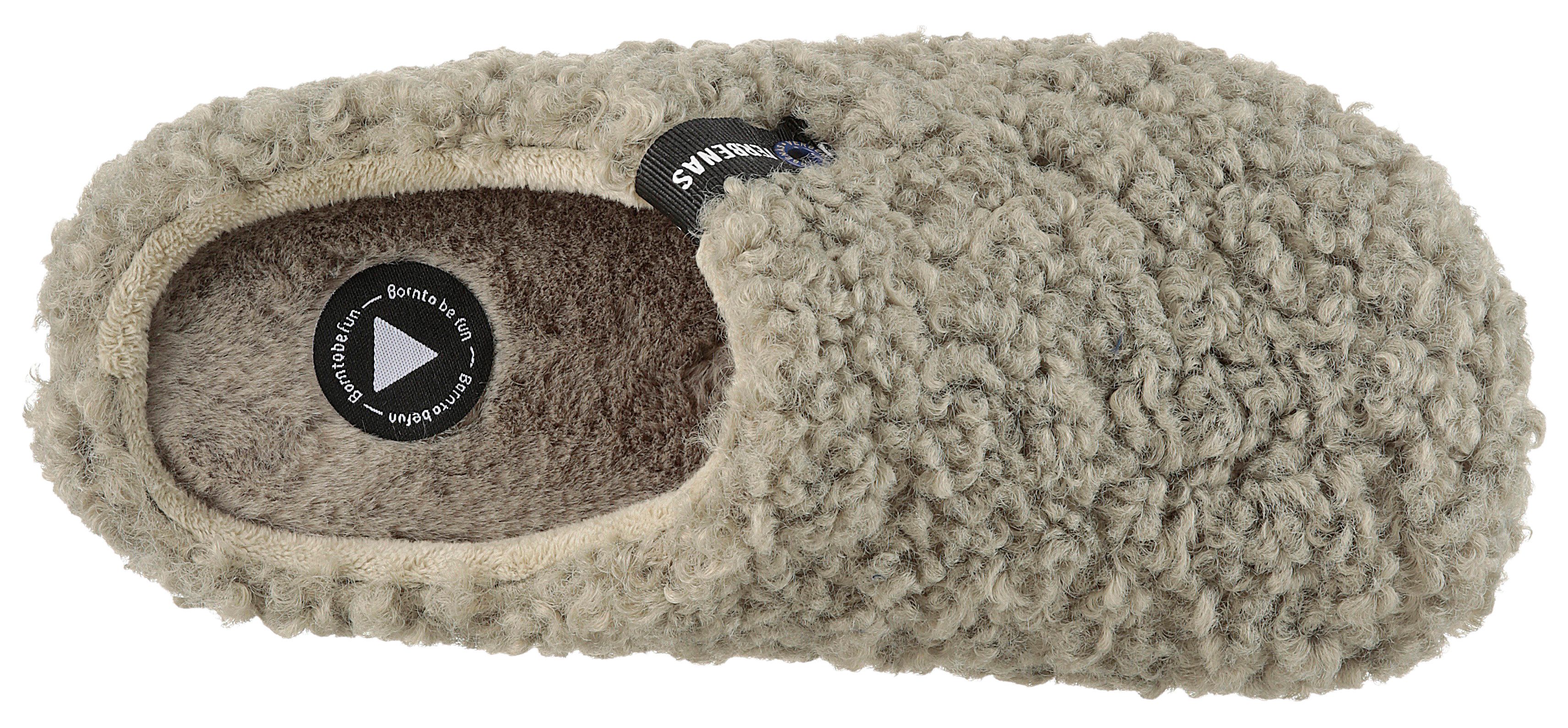 VERBENAS Pantoffel, Hausschuh, Homeslipper, Clog in kuscheliger Optik