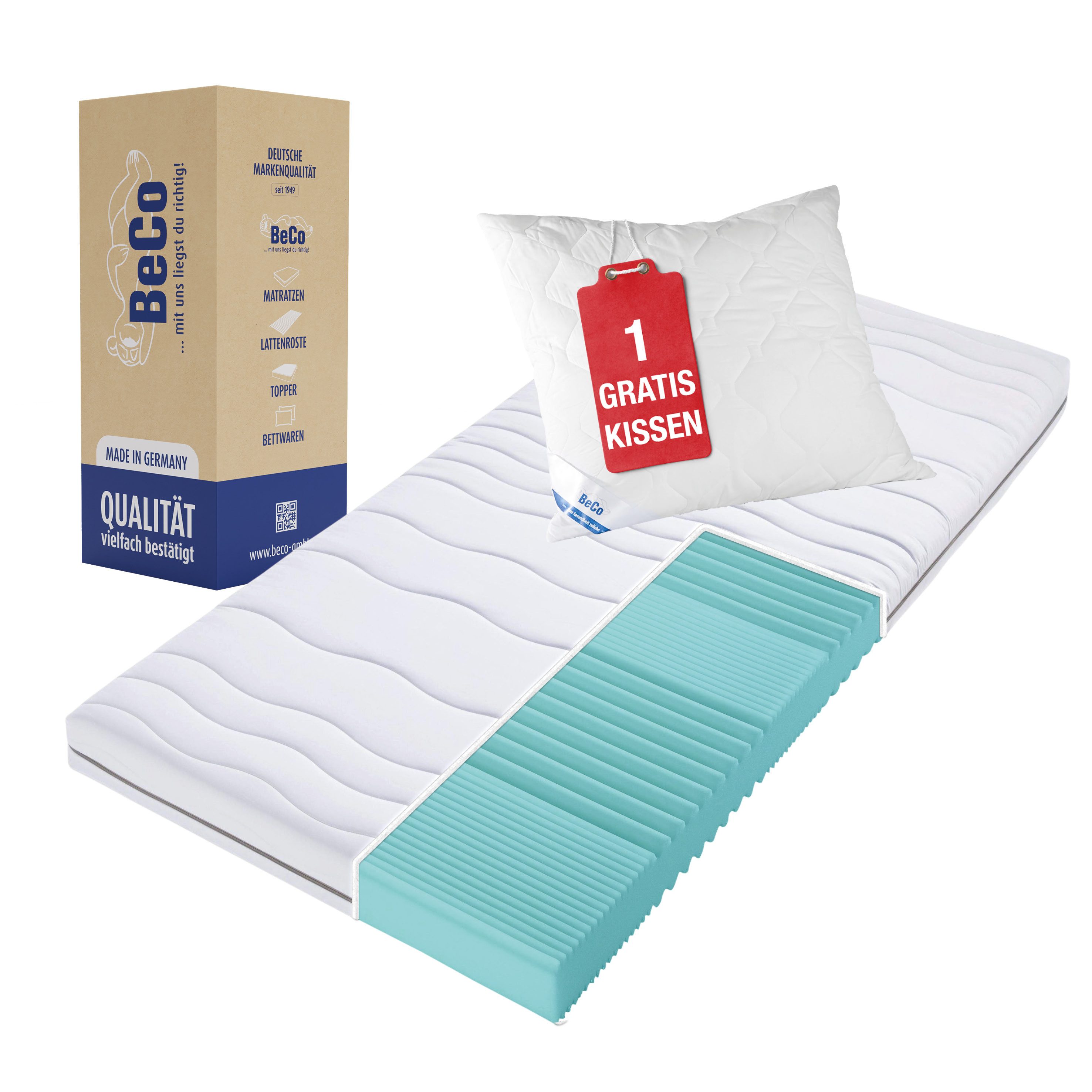 Komfortschaummatratze Mona Basic ergonomische 7 Zonen günstig online kaufen