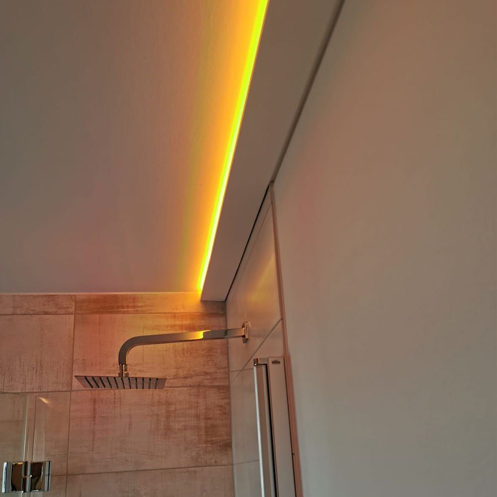 Licht-Trend Stuckleiste Dekor-Profil 6cm Stuckleiste 1,2 m indirekt Wand oder Decke – Bild 3 von 5