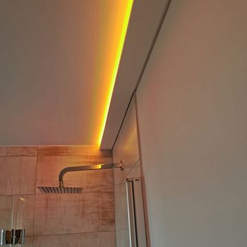 Licht-Trend Stuckleiste Dekor-Profil 6cm Stuckleiste 1,2 m indirekt Wand oder Decke