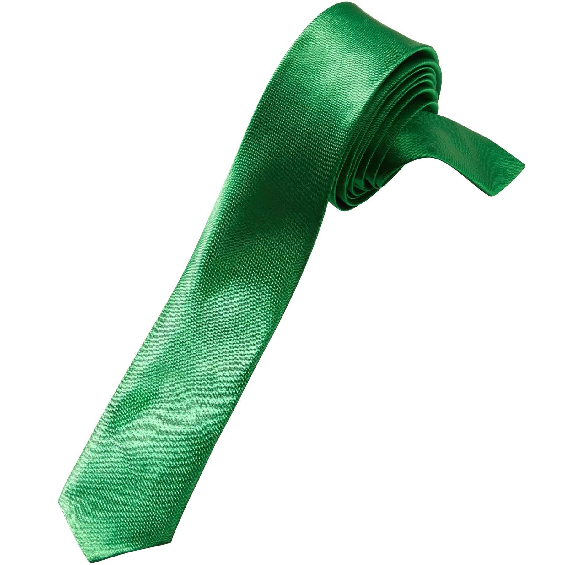 dressforfun Kostüm Faschingskleidung, auch Maskeradenverkleidung, in der Farbe grün, Unisex-Krawatte, Einheitsgröße, Glänzender Satinstoff, Ca. 145 cm