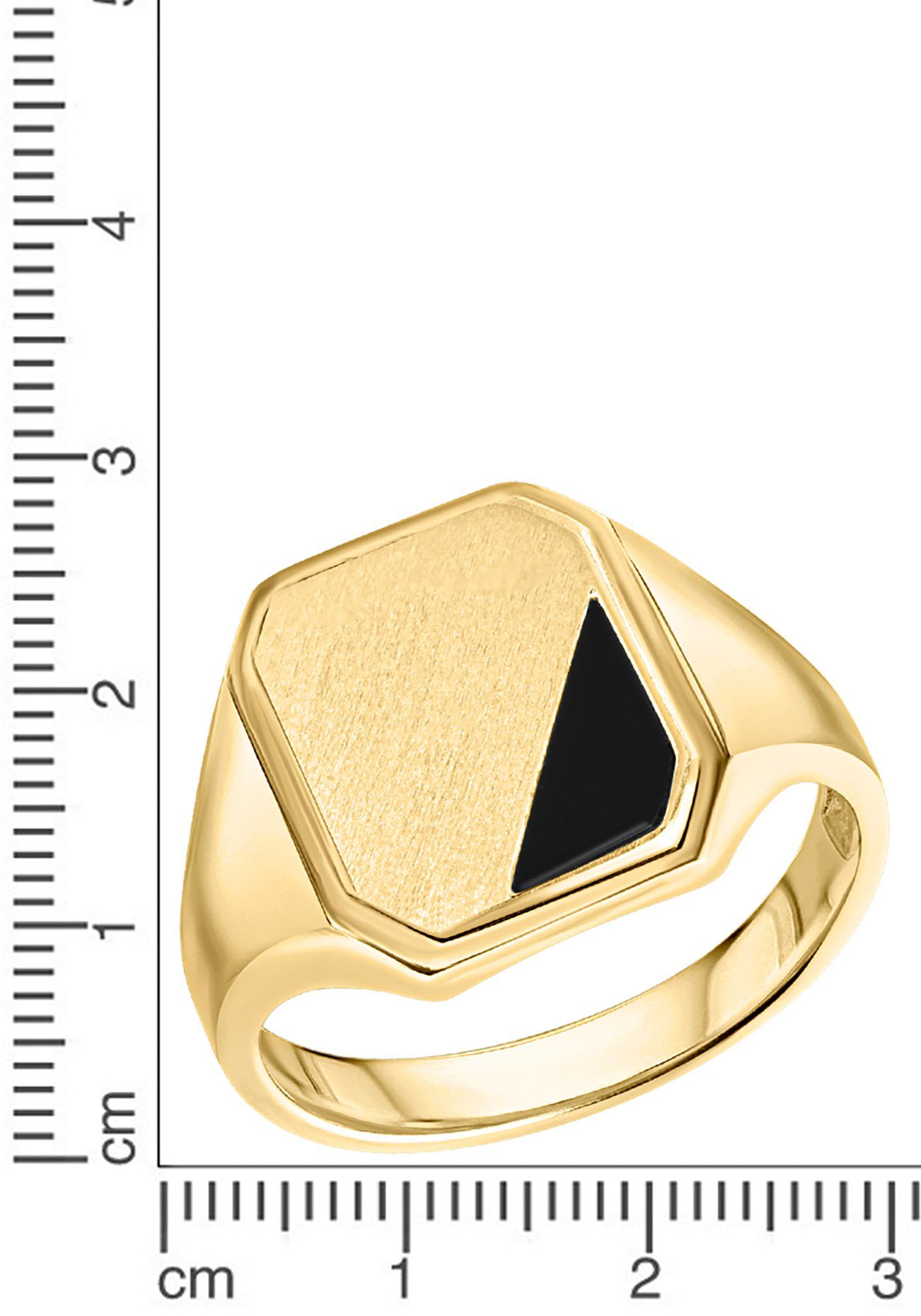 Firetti Fingerring Schmuck Geschenk Silber 925 Herrenring Silberring Siegelring, mit Achat