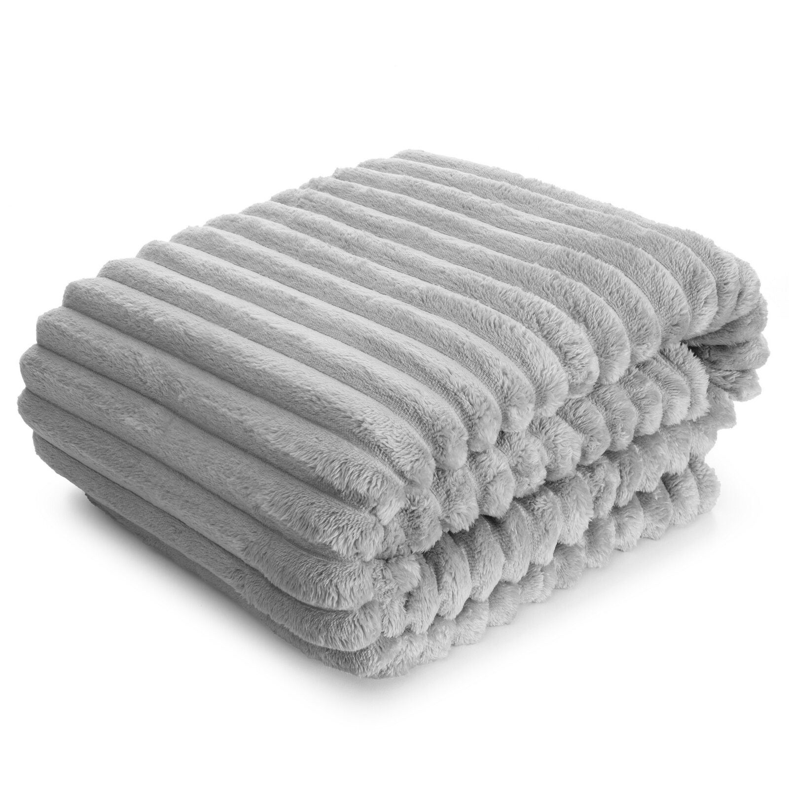 Wohndecke SOFT, Design91, Streifen Steppung Gestreifte Decke Gesteppte Sofadecke