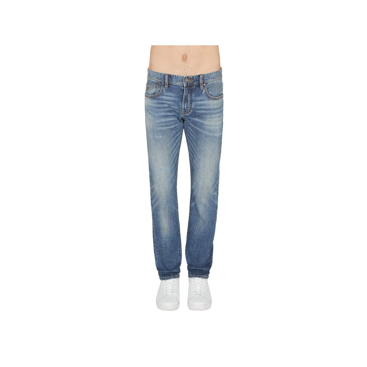 Giorgio Armani Skinny-fit-Jeans blau passform textil (1-tlg)