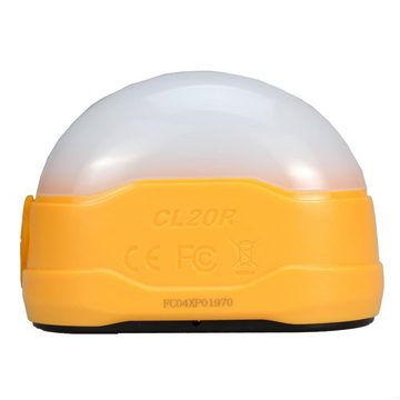 Fenix LED Taschenlampe CL20R Campingleuchte 300 Lumen orange neutralweiß