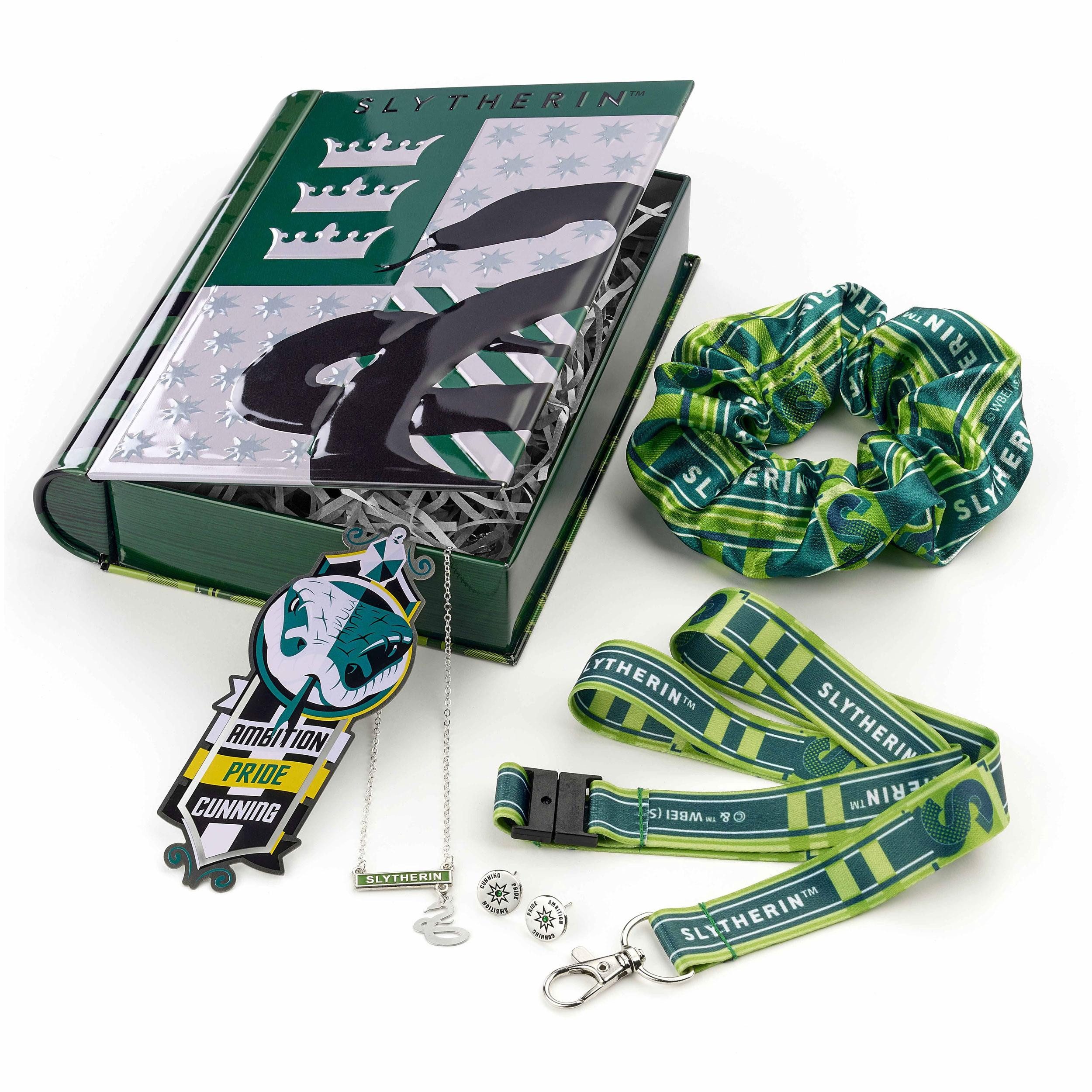 The Carat Shop Haargummi Harry Potter Schmuck & Merchandise Box Slytherin House, 1-tlg., Offiziell lizenzierte Geschenkbox