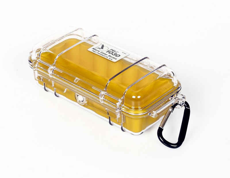 Peli Aufbewahrungsbox, Peli 'MicroCase' - 1030 transparent-gelb