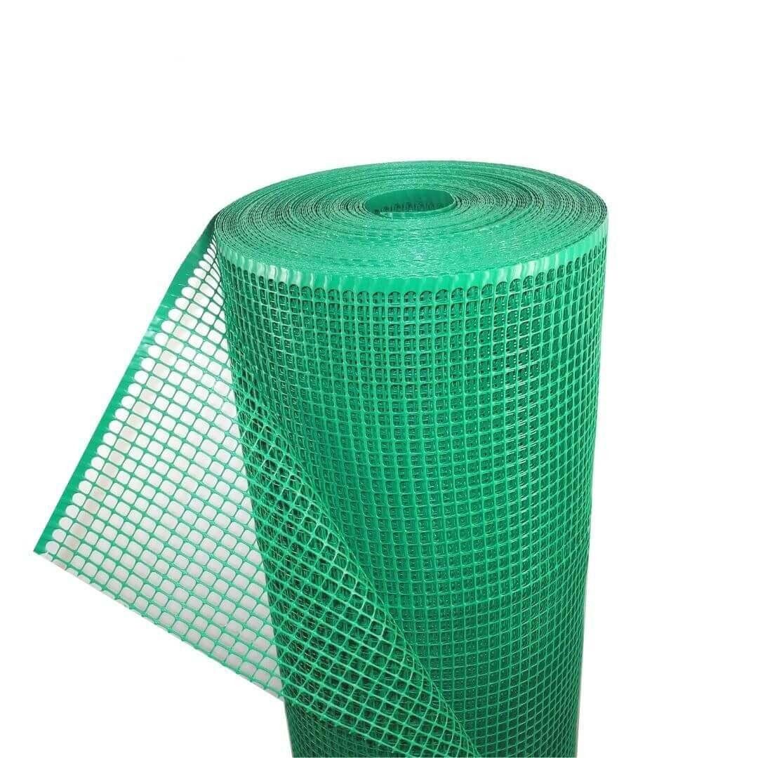 Florade Maulwurfgitter Premium Maulwurfgitter, 270g/m², Rollrasen-Gitter, Grün, 120 cm / 1000 m / 14mm x 14mm