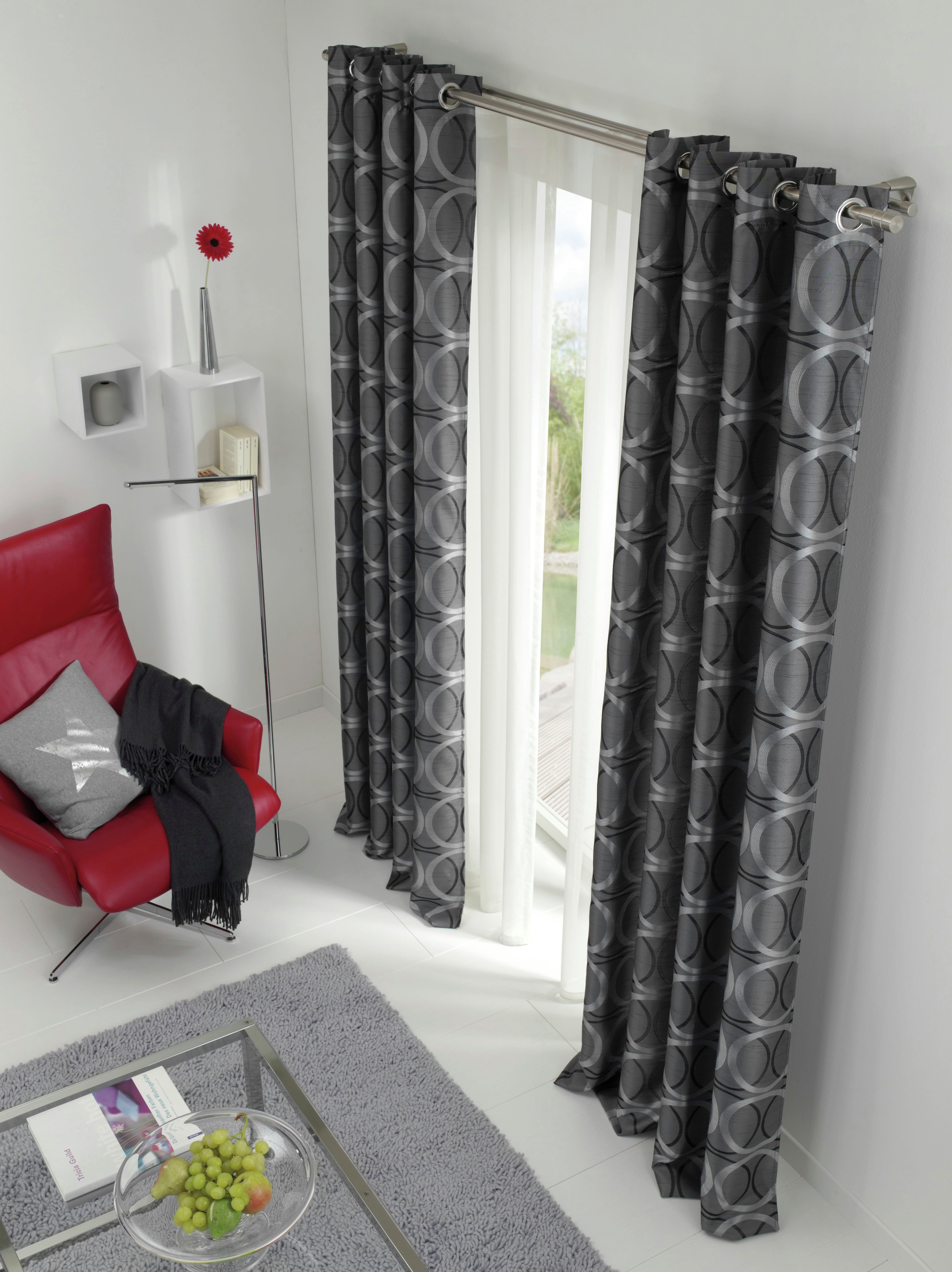 GARDINIA Gardinenstange Innenlauf II, Ø 20 mm, Fixmaß, Metall, Serie Einzelprogramm Chicago Ø 20 mm