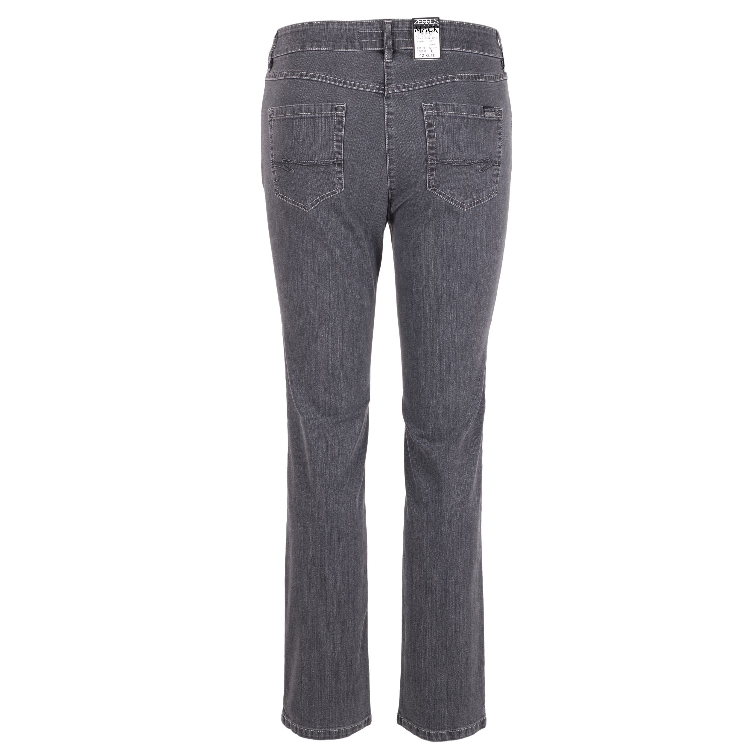 comfort 5-Pocket-Jeans Zerres 19 Zerres grau Damen S Jeans Cora (1-tlg)