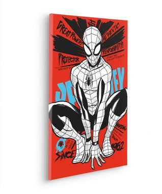 Komar Leinwandbild Keilrahmenbild - Spider-Man Protector of NYC - Größe 40 x 60 cm, Disney (1 St)
