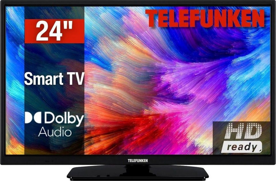 Telefunken L24H554M1CWI LED-Fernseher (60 cm/24 Zoll, HD-ready, Smart-TV)