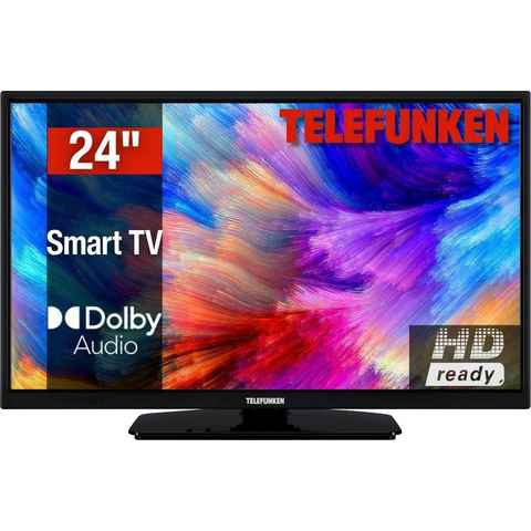 Telefunken L24H554M1CWI LED-Fernseher (60 cm/24 Zoll, HD-ready, Smart-TV)