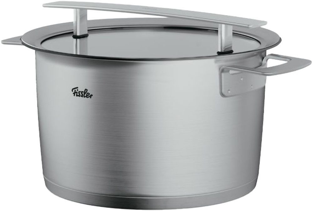 Fissler Topf-Set Phi Collection, Edelstahl 18/10 (Set, 5-tlg., Kochtopf 16/20/24cm; Bratentopf 20cm; Stielkasserolle 16cm ohne Deckel), cookstar Allherdboden; Edelstahl 18/10; Made in Germany
