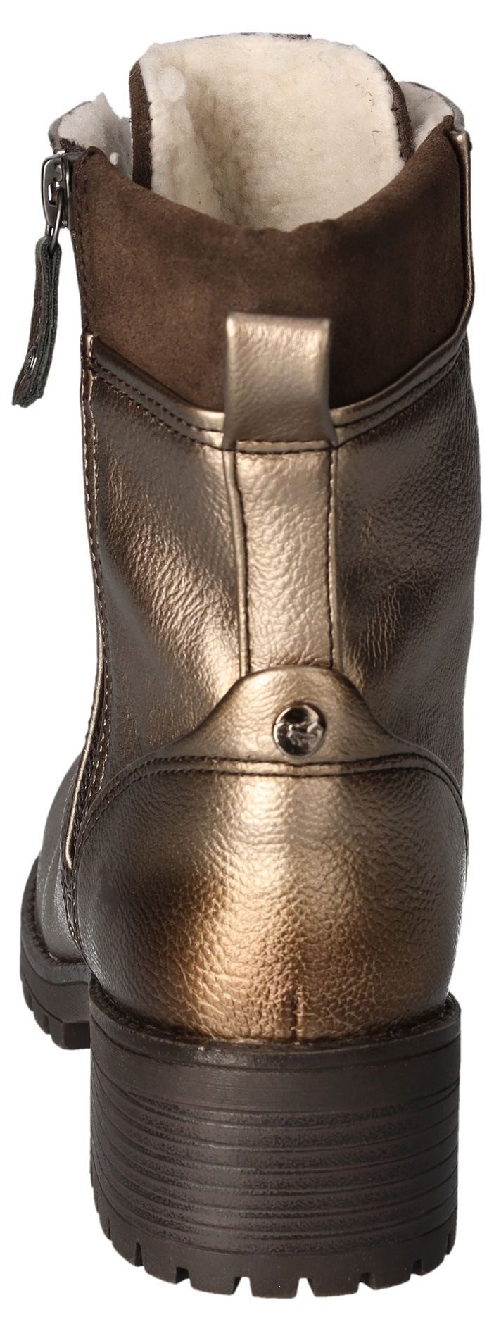 Mustang Shoes Schnürboots, Schnürstiefelette, Blockabsatz, in günstig online kaufen