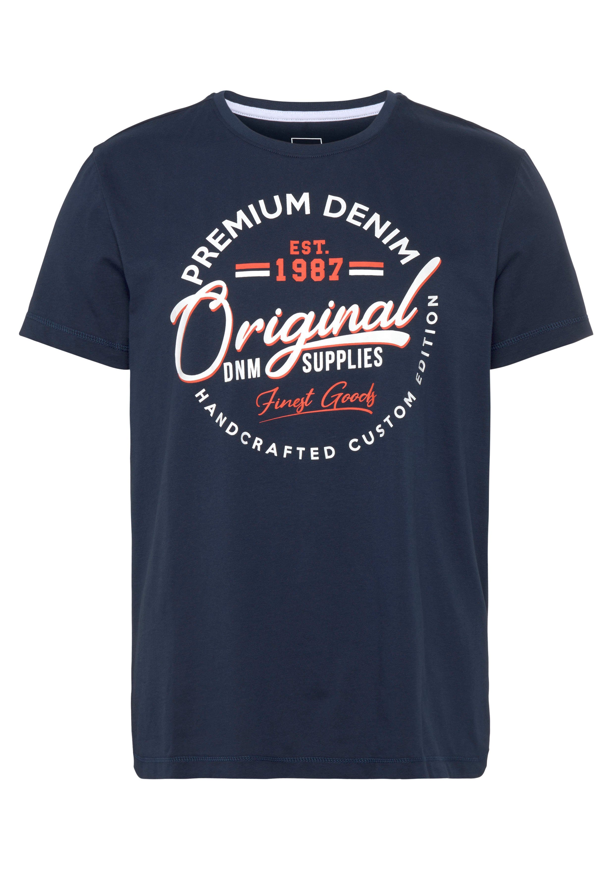 AJC T-Shirt kurzärmelig, schmal geschnitten, mit stylischem Druck – Bild 5 von 5