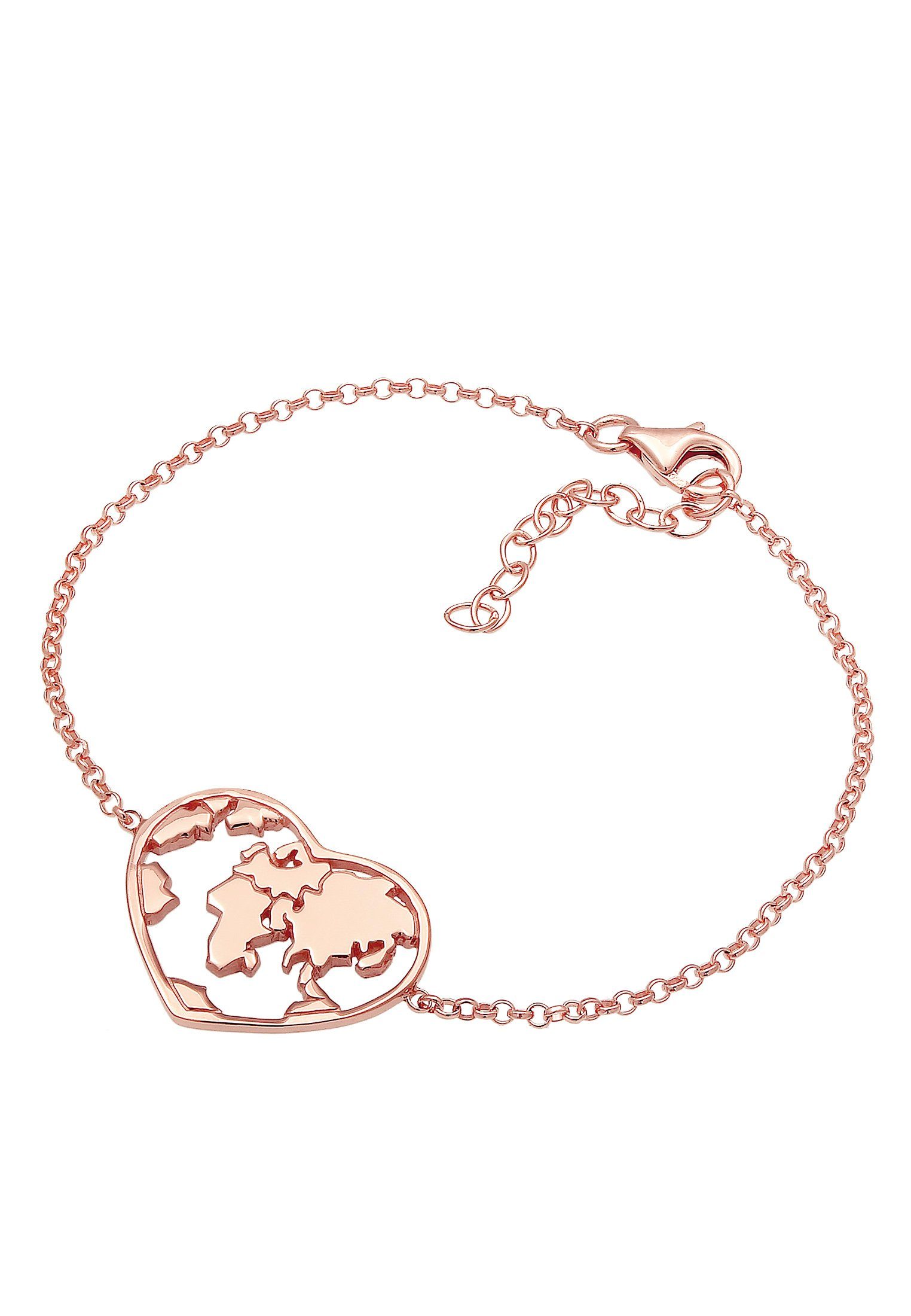 Elli Armband Globus Herz 925 Sterling günstig online kaufen