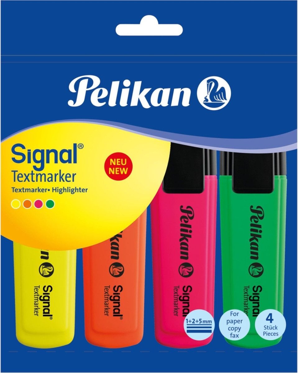 Pelikan Marker Textmarker Signal VE=4 Farben