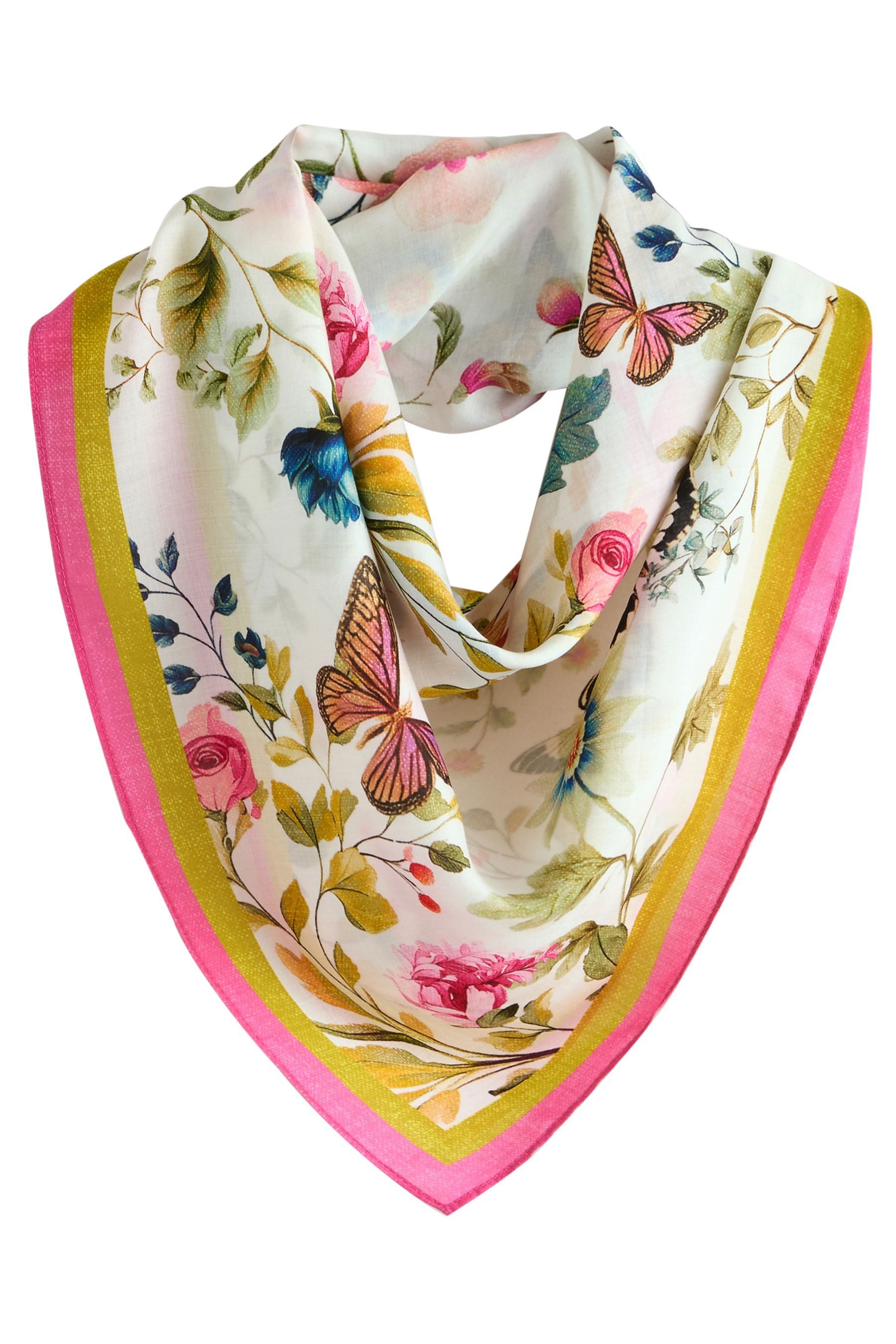 Next Schal Leichter, eckiger Satin-Schal, (1-St)