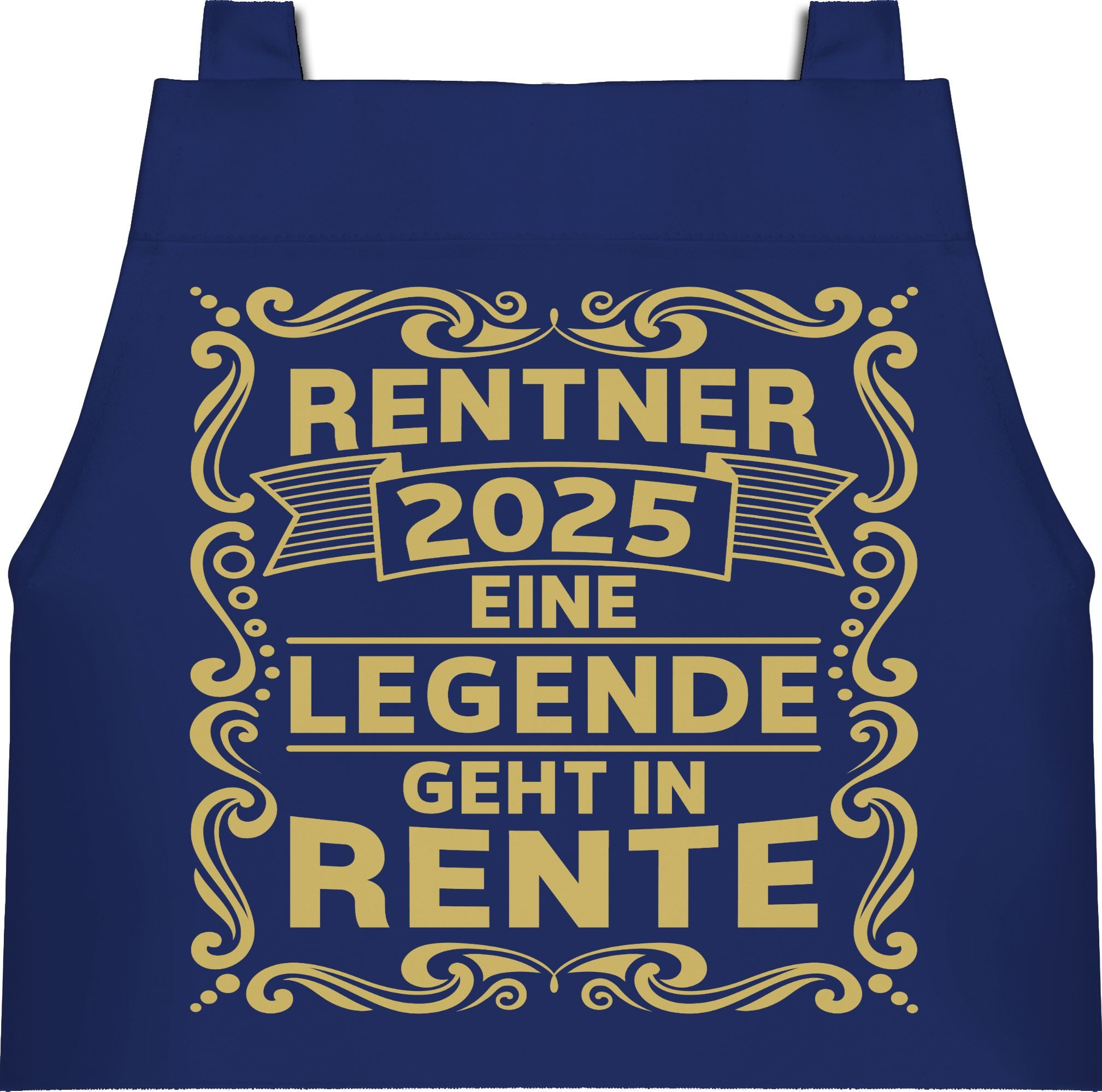 Shirtracer Kochschürze Rentner 2025 Eine Legende günstig online kaufen