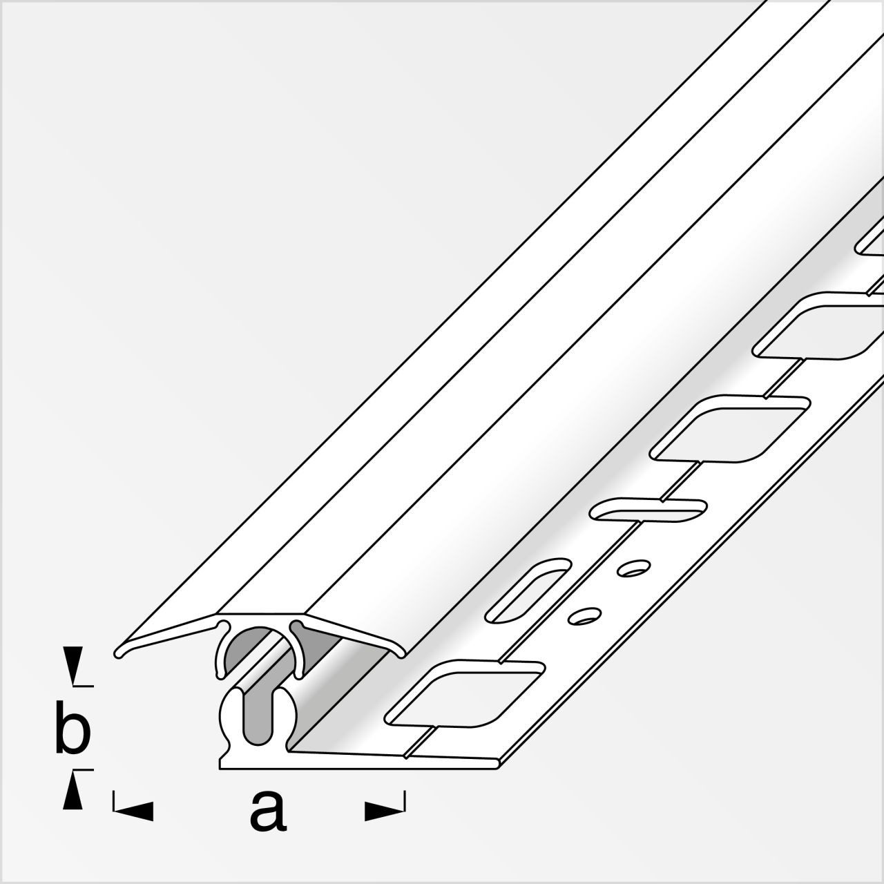 alfer Übergangsprofil alfer Übergangs-Profil 1 m, 25 x 7 mm Alu eloxiert