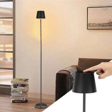 oyajia Stehlampe 3 in 1 Kabellose LED Stehlampe, 130cm Abnehmbar Leselampe 8000mAh-Akku, LED fest integriert, Kaltweiß/Naturweiß/Warmweiß, Dimmbar Eisen Tischlampe mit USB-C, für Wohnzimmer/Schlafzimmer/Büro