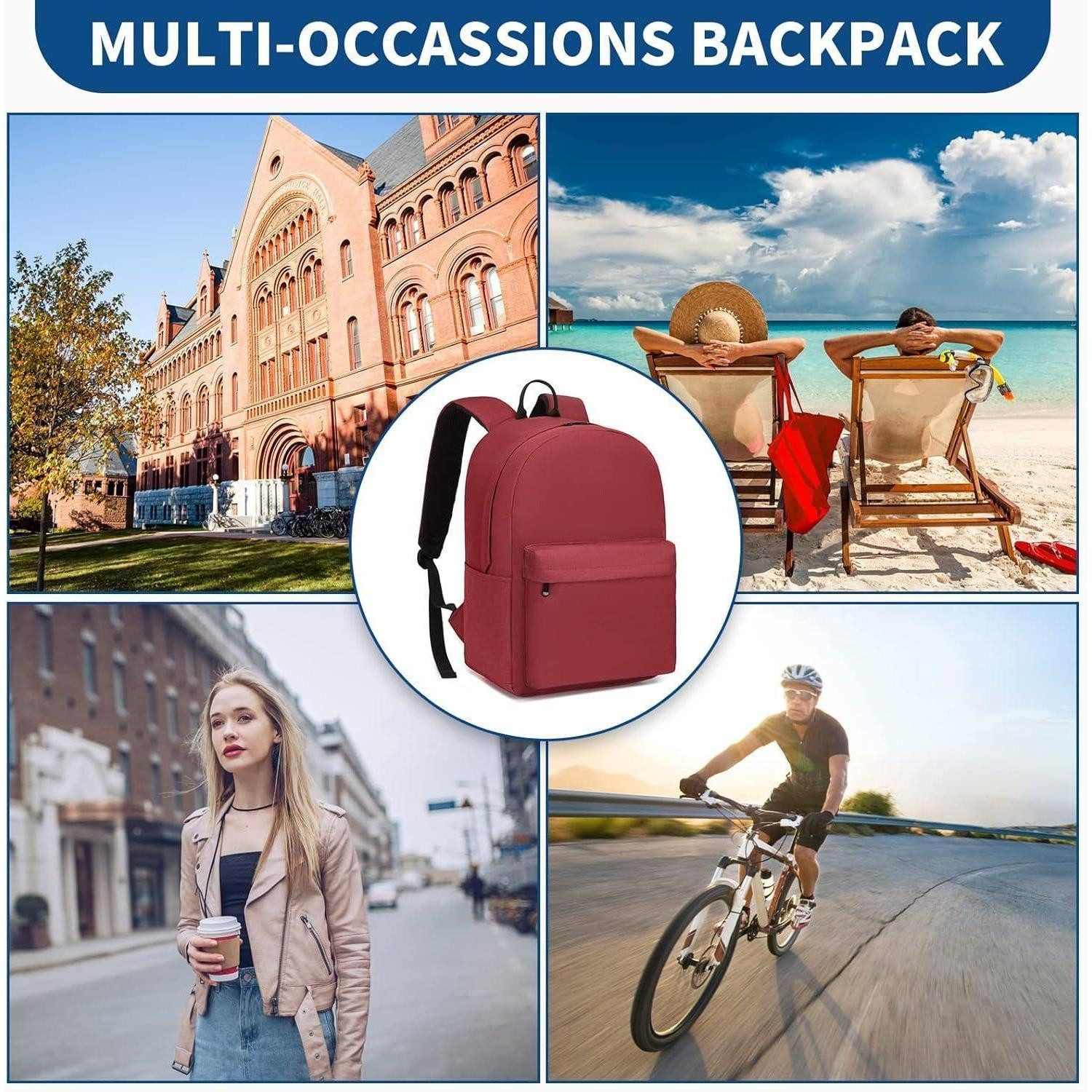 LuxusKollektion Schulrucksack Schulrucksack College-Rucksack leicht stilvoll lässig Tagesrucksack