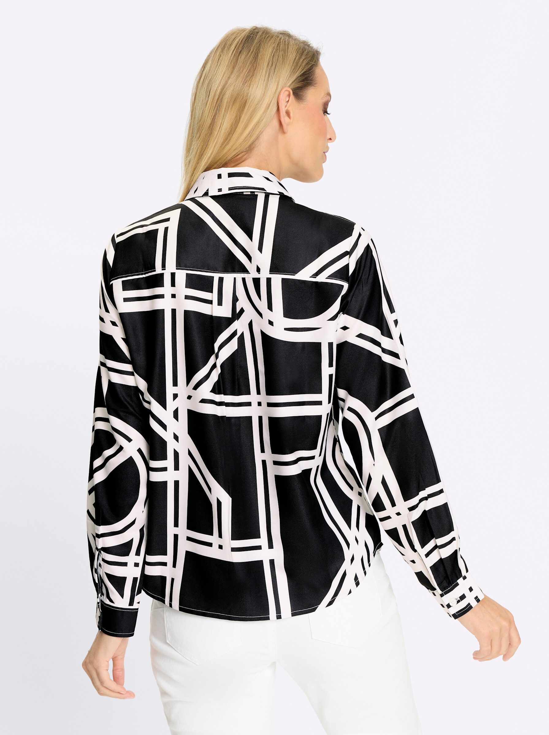 heine Klassische Bluse Druckbluse günstig online kaufen