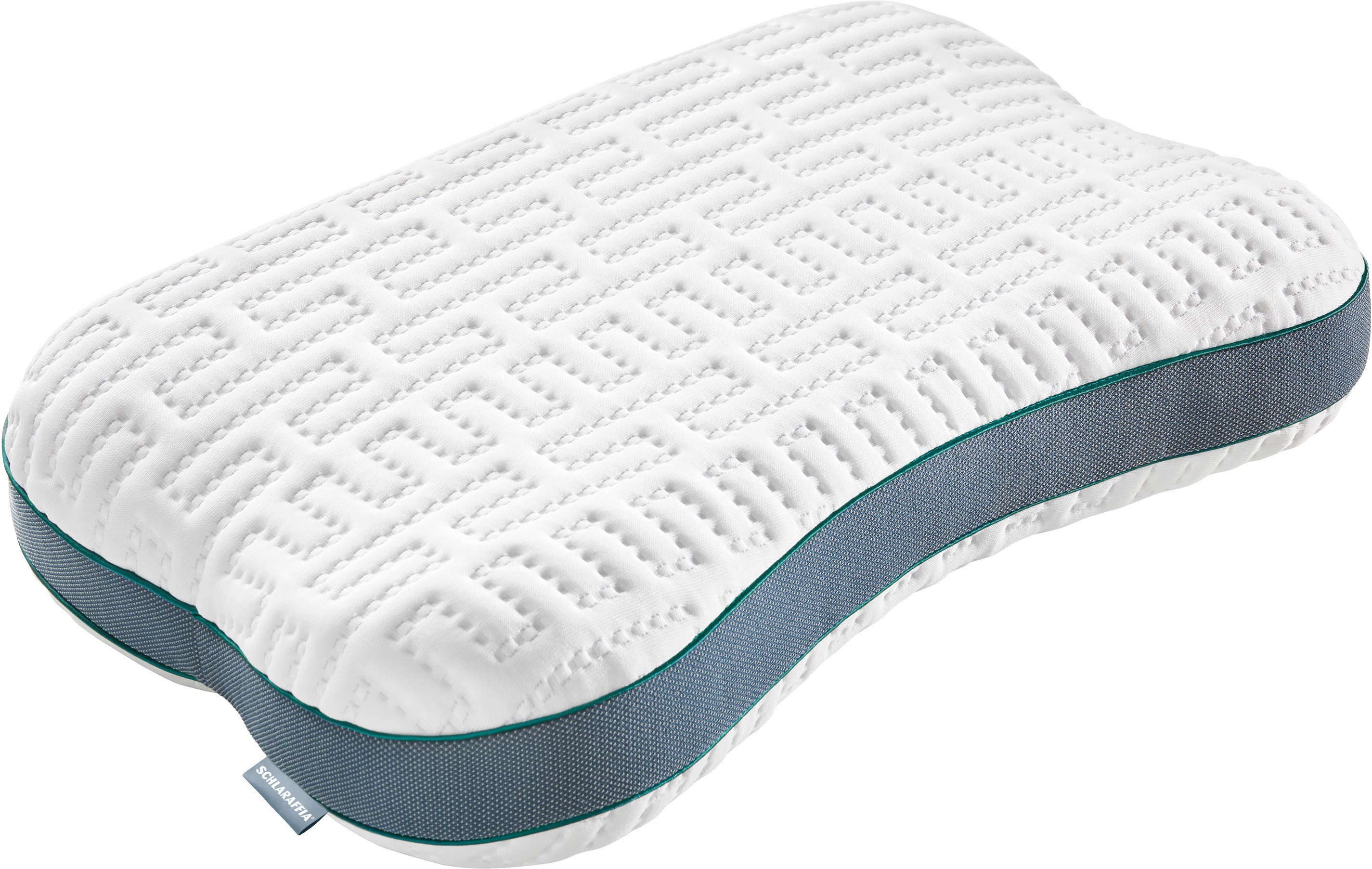 Schlaraffia Nackenkissen Neopur Kontur Nackenstützkissen in 30x50 cm und 10 cm Höhe, 1-tlg., Bauch- und Seitenschläfer, Made in EU, ergonomisch