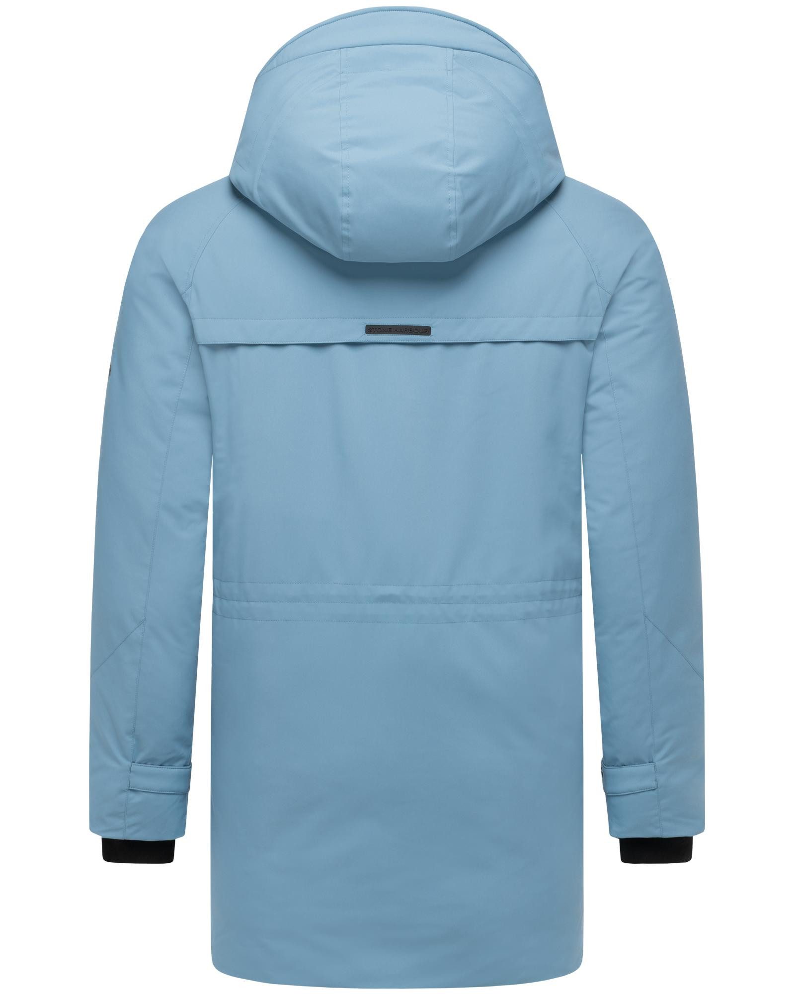 Stone Harbour Wintermantel Emriis XX Warmer Herren Mantel mit Magnet-Knöpfen