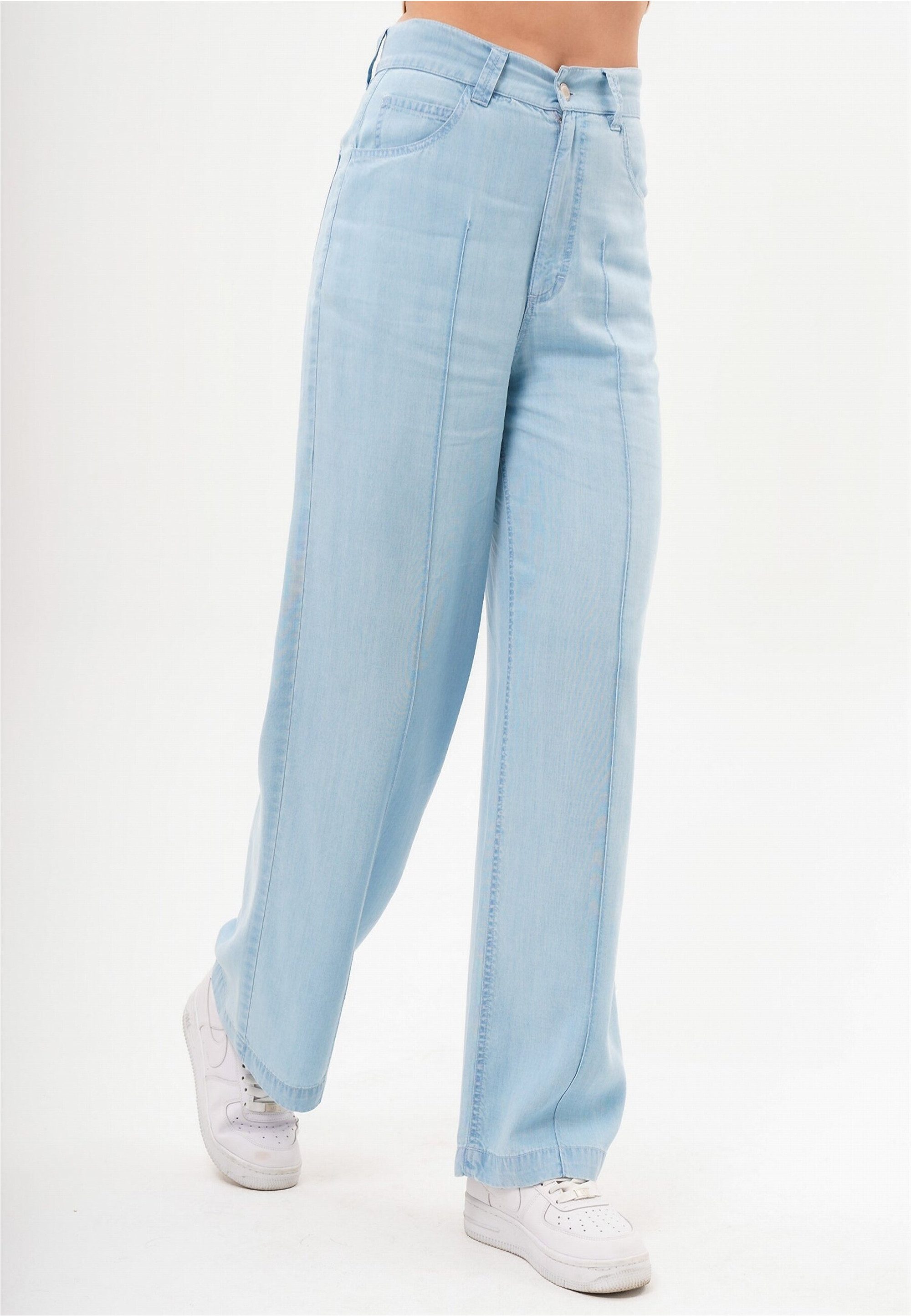 freshlions Stoffhose Giona (1-tlg) mit angesagter Jeans-Optik – Bild 2 von 5