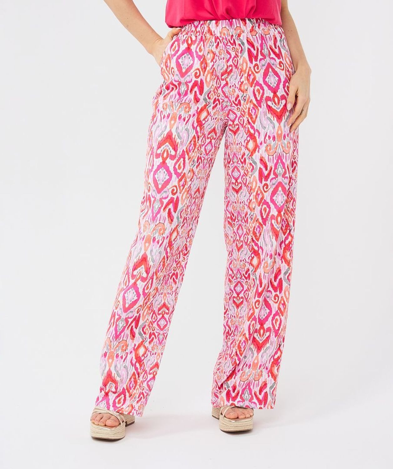 Esqualo Stoffhose Esqualo Sommerhose mit Print günstig online kaufen