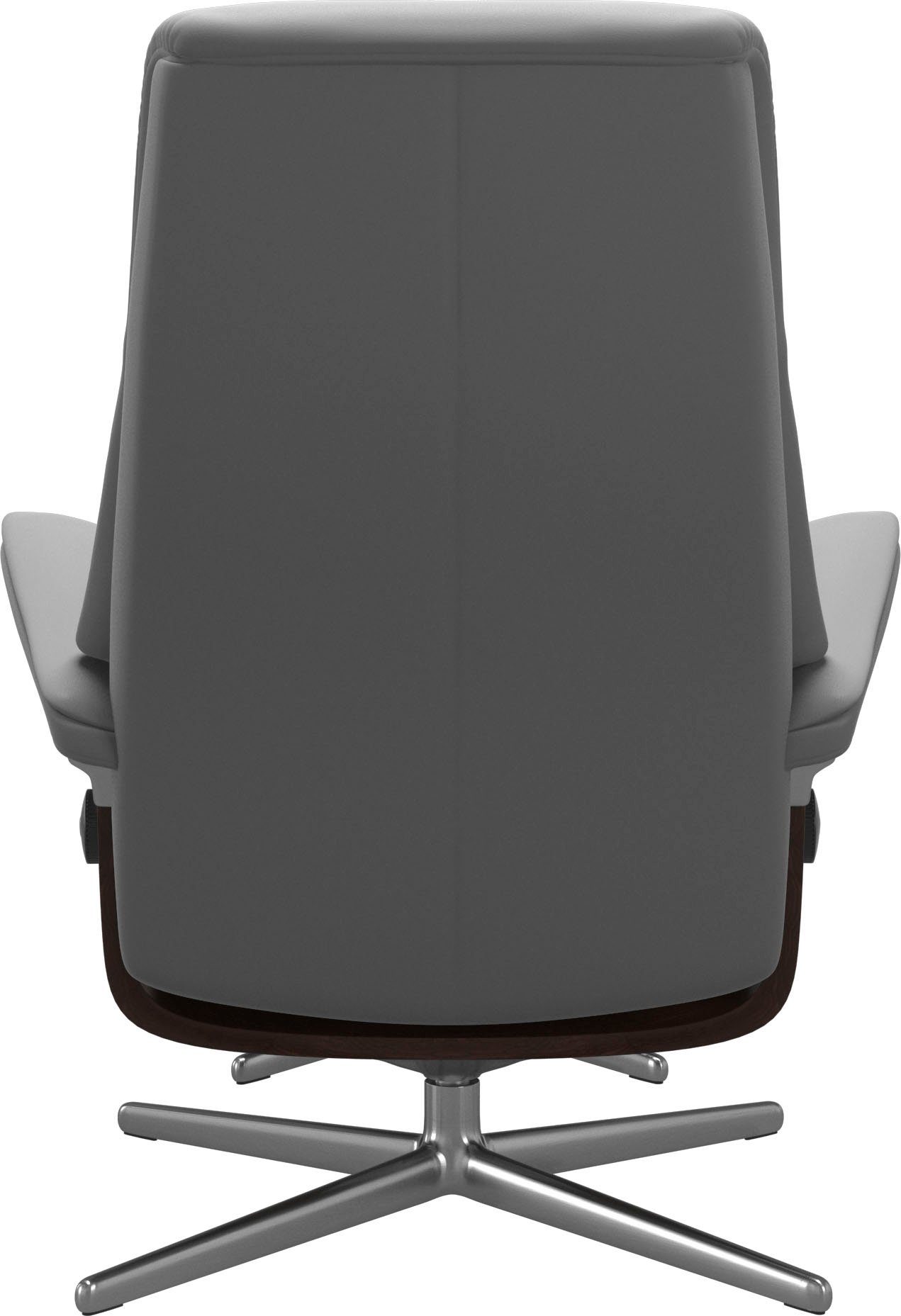 Stressless® Relaxsessel View, mit Cross Base, Größe S, M & L, Holzakzent Braun