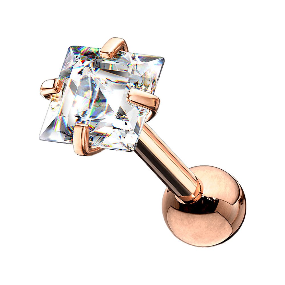 Taffstyle Piercing-Set Tragus Chirurgenstahl mit Zirkonia günstig online kaufen