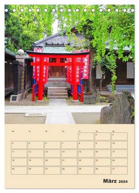 CALVENDO Wandkalender Tokio - Terminplaner (Tischkalender 2024 DIN A5 hoch)