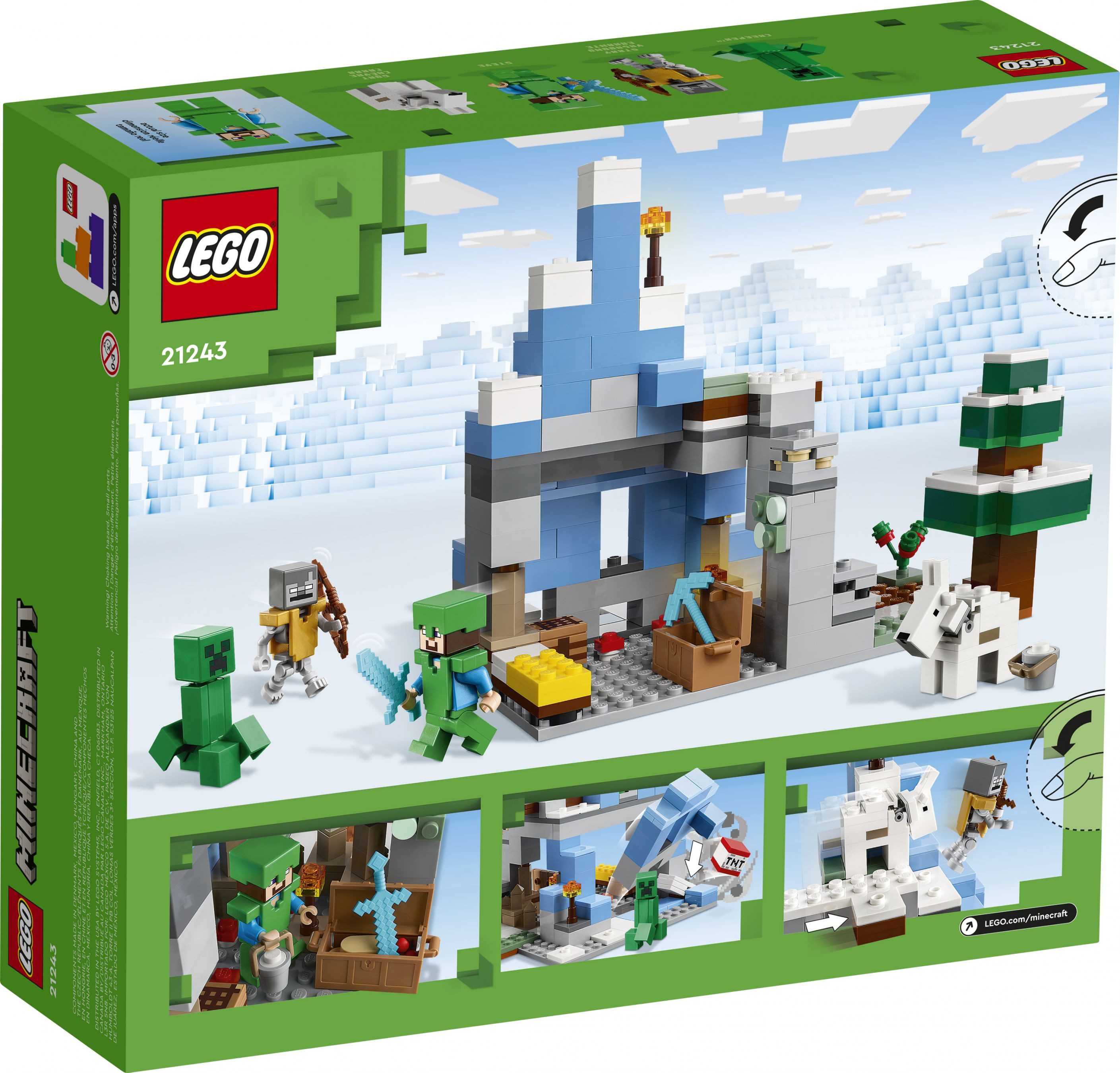LEGO® LEGO® Minecraft Die Vereisten Gipfel günstig online kaufen