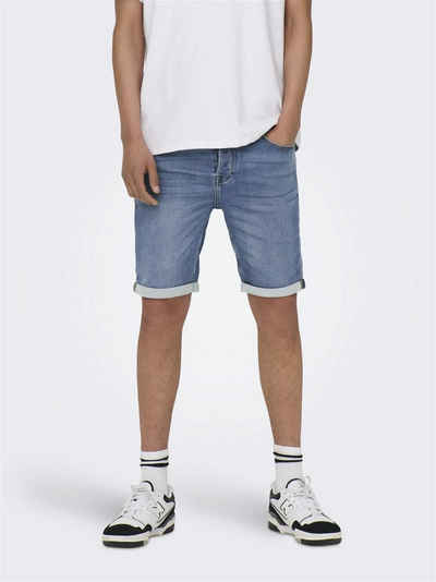ONLY & SONS Jeansshorts ONSPLY LIGHT BLUE 5189 SHORTS DNM NOOS