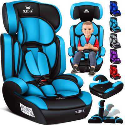 KIDIZ Autokindersitz, bis: 36 kg, Autositz 9-36 kg Gruppe 1+2+3 Kinderautositz Stabil und Sicher Sitzschale Kindersitz