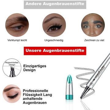 Scheiffy Augenbrauen-Stift Wasserdichter flüssiger Augenbrauenstift, schaffen natürliche Augenbrauenform