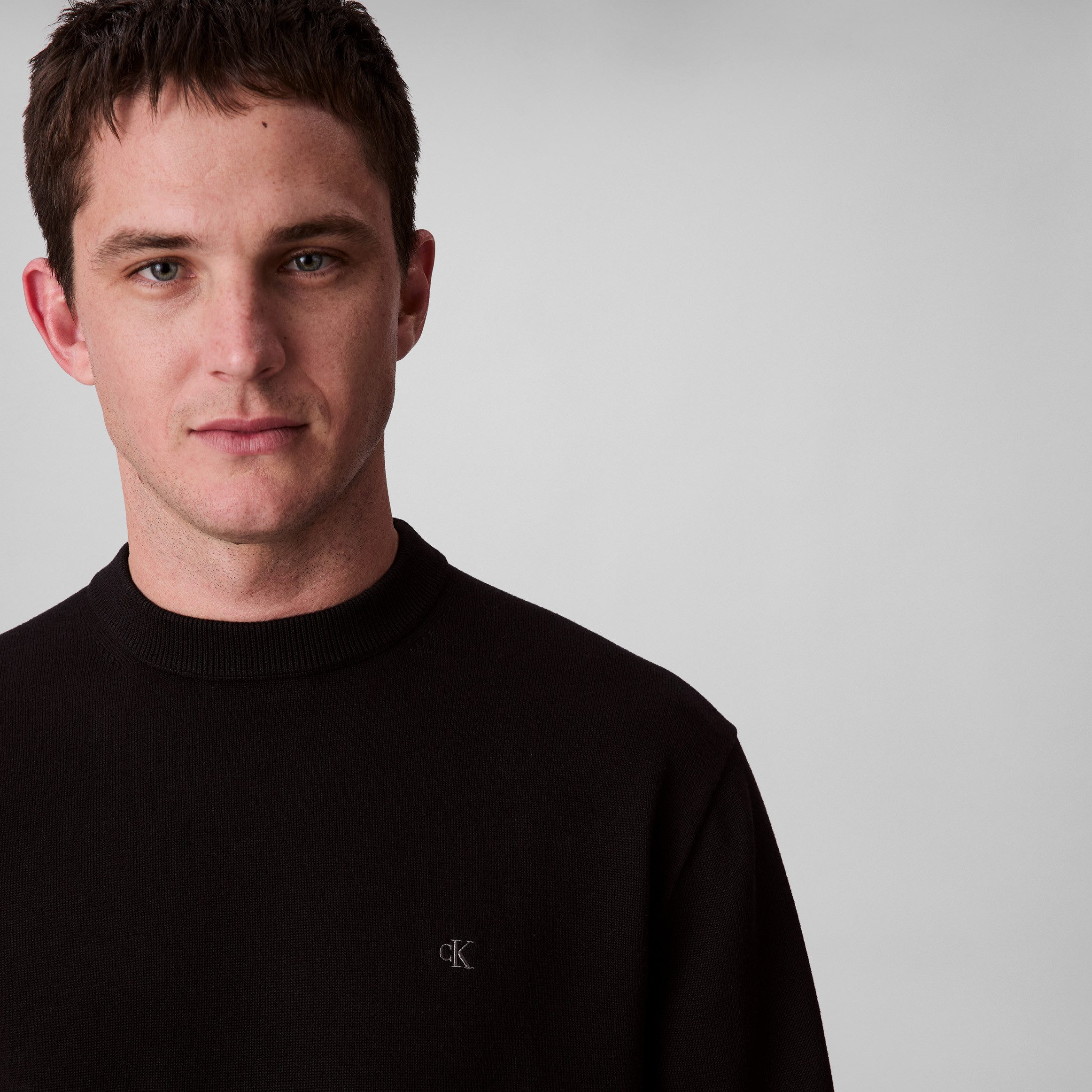 Calvin Klein Jeans Strickpullover LS EZ COTTON CREWNK SWEATER 12GG Mit Rund günstig online kaufen