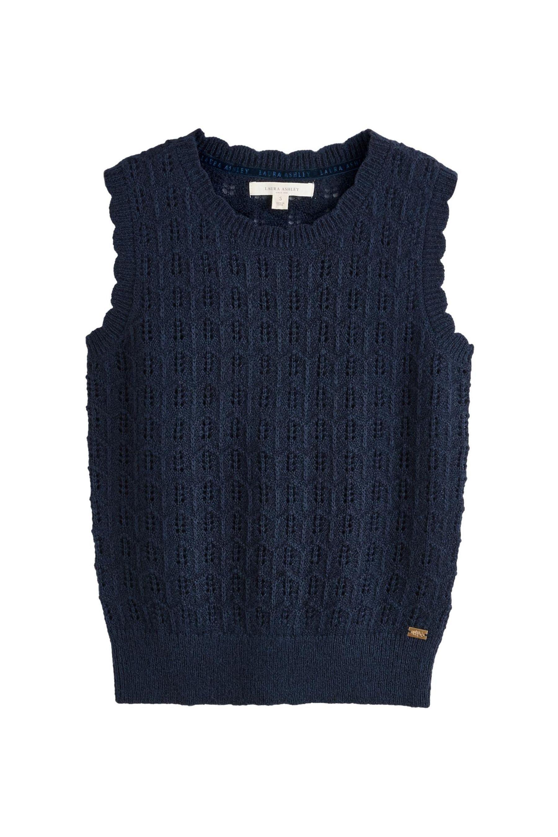 Strickpullover Laura Ashley ärmelloses Trägertop-Twin Set