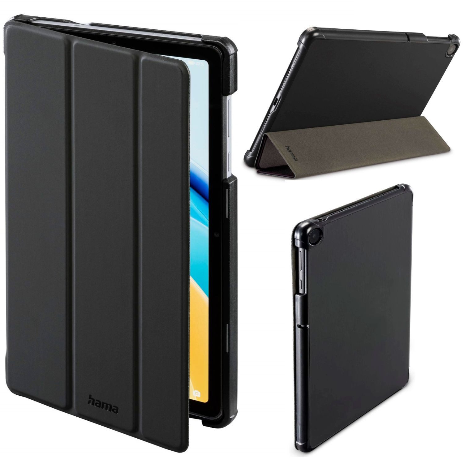 Hama Tablet-Hülle Smart Case Fold Klapp-Tasche Schutz-Hülle Schwarz 10,4, Cover Schutz mit Standfunktion Stand für Huawei MatePad SE 10,4" 10.4
