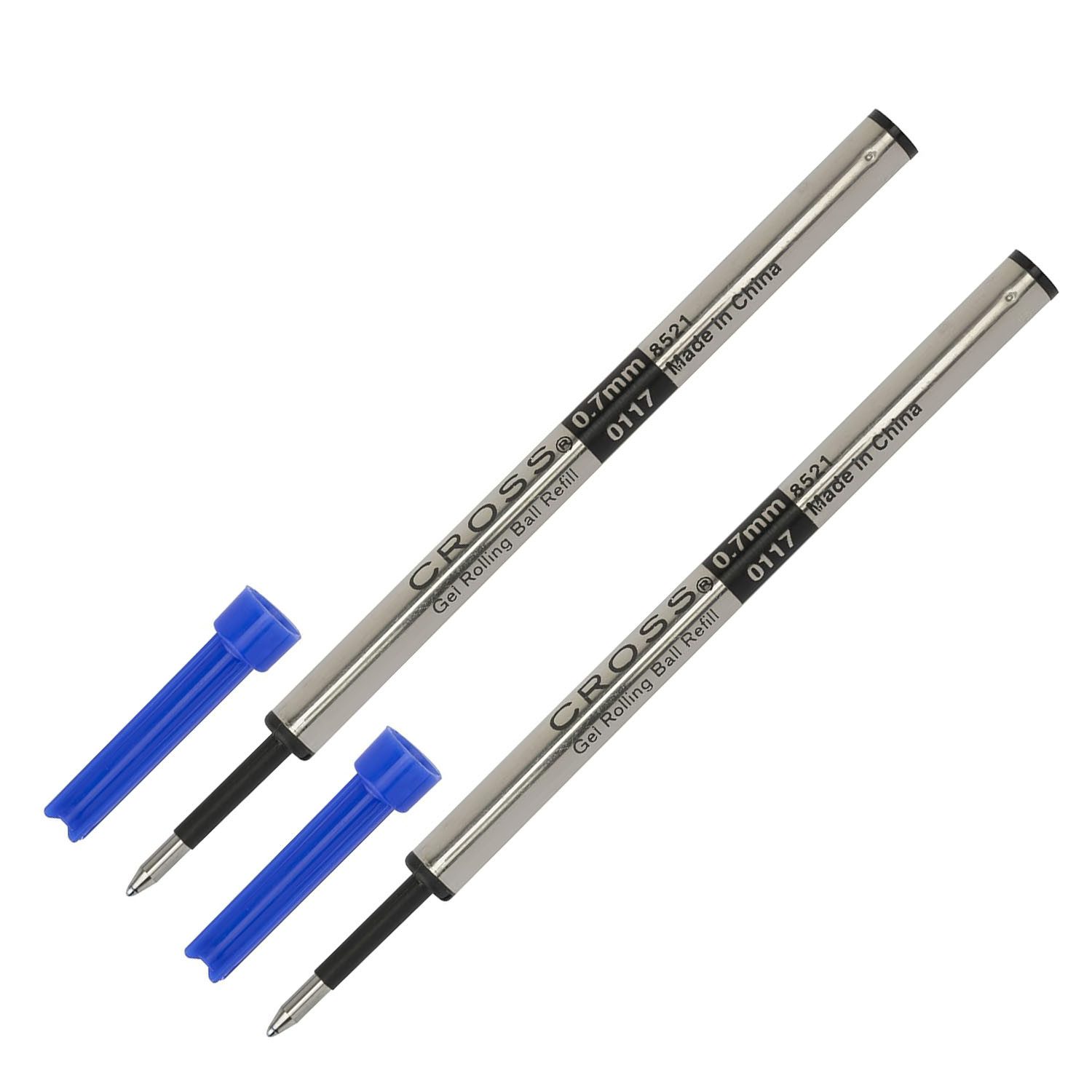 CROSS-USA Tintenroller CROSS Gel-Rollerballmine Selectip blau 0,7 mm, 2 Stück im Blister