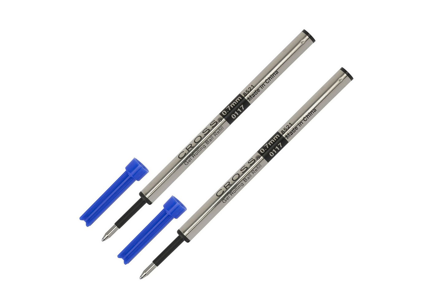 Thumbnail - CROSS-USA Tintenroller CROSS Gel-Rollerballmine Selectip blau 0,7 mm, 2 Stück im Blister